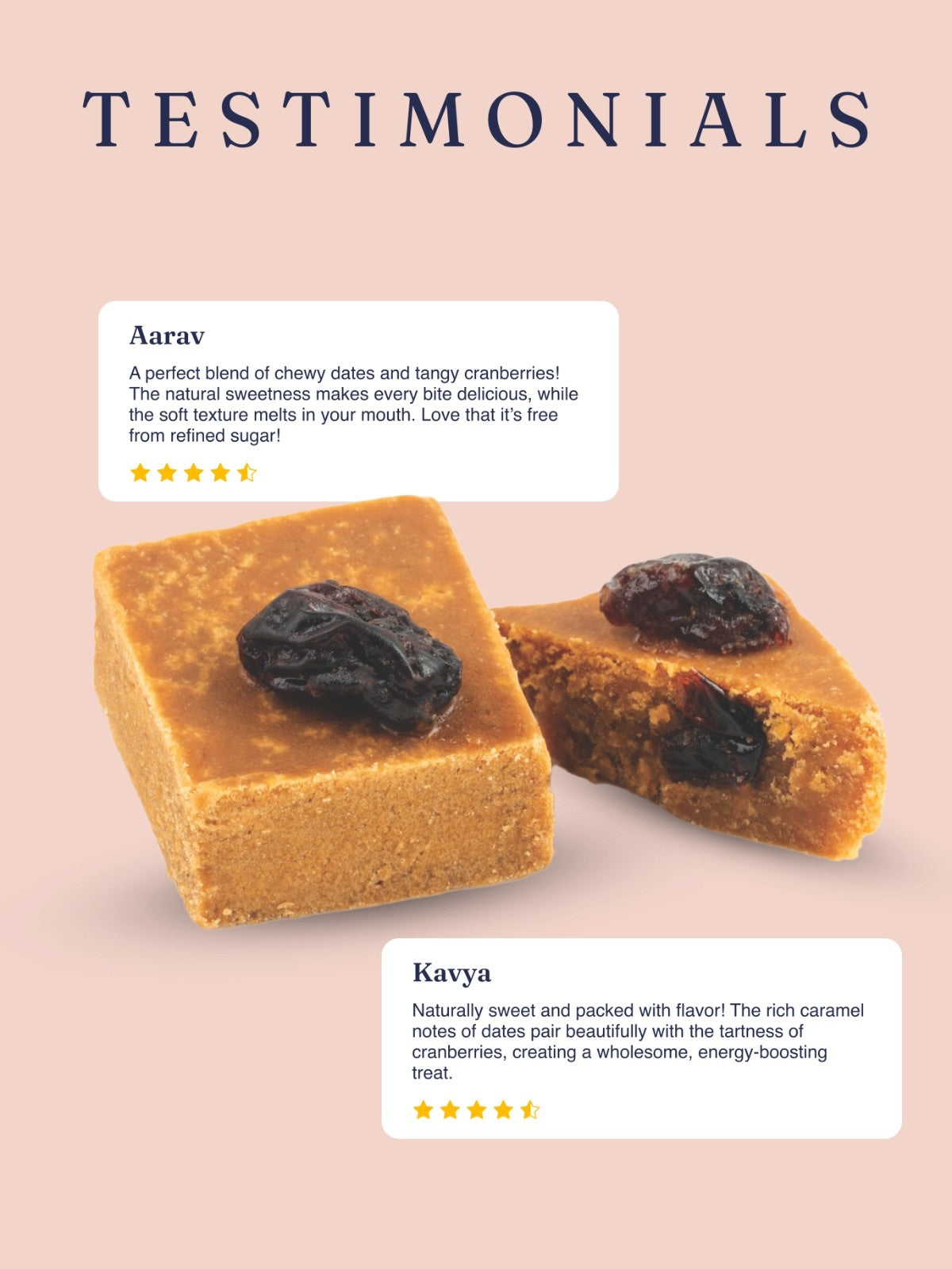 Cranberry Date Bites
