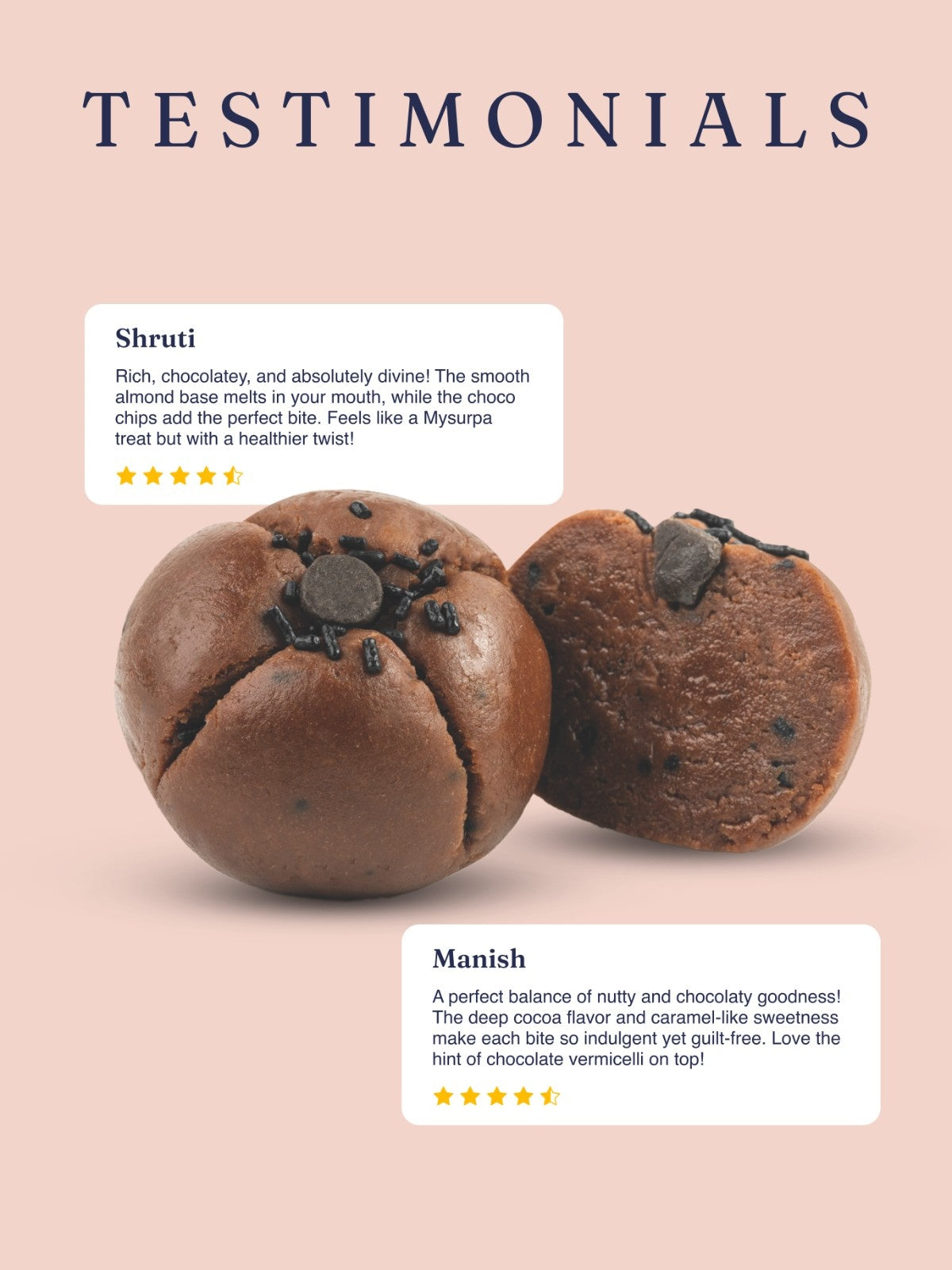 Choco Almond Pearls